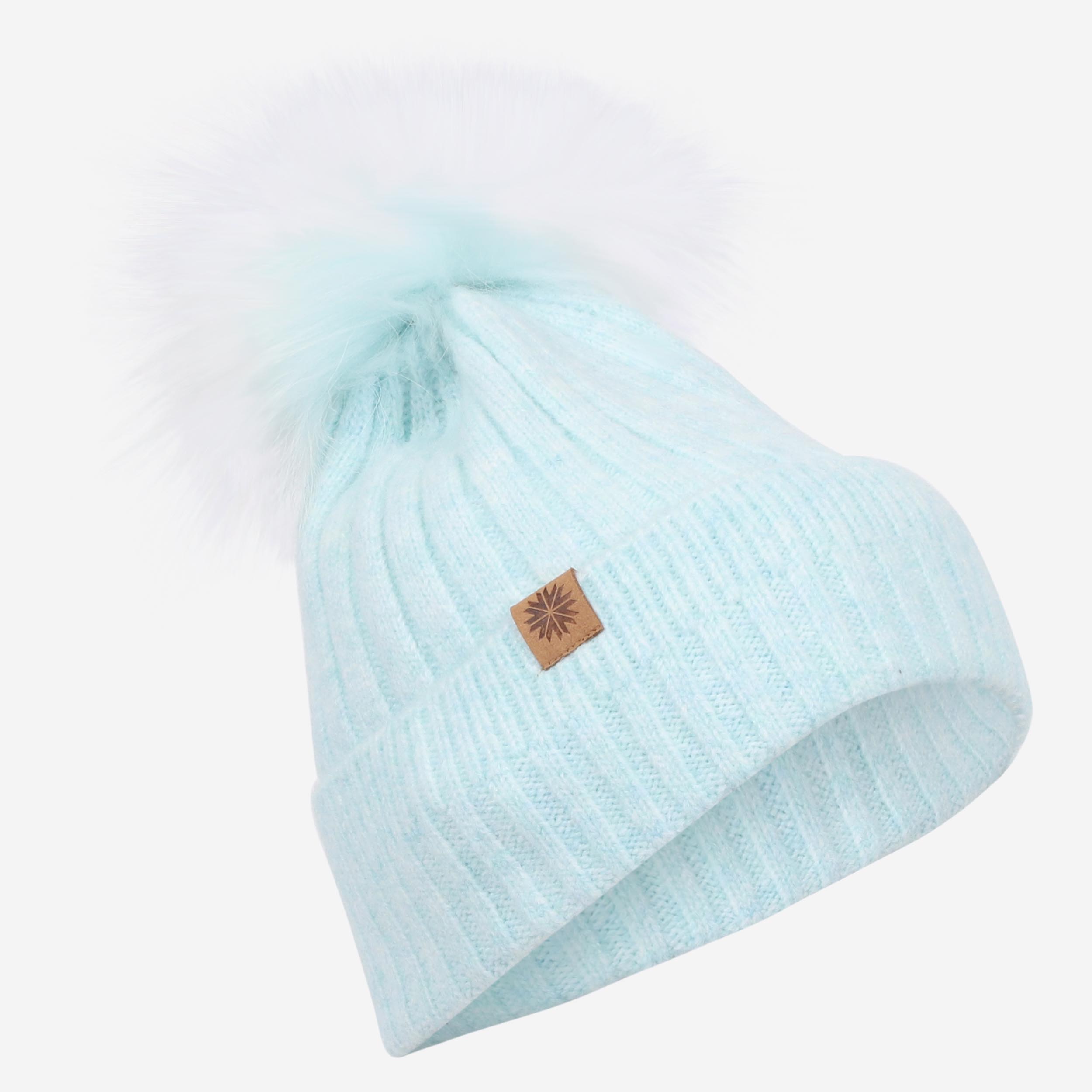 Selvatn Bonnet tricoté avec pompon