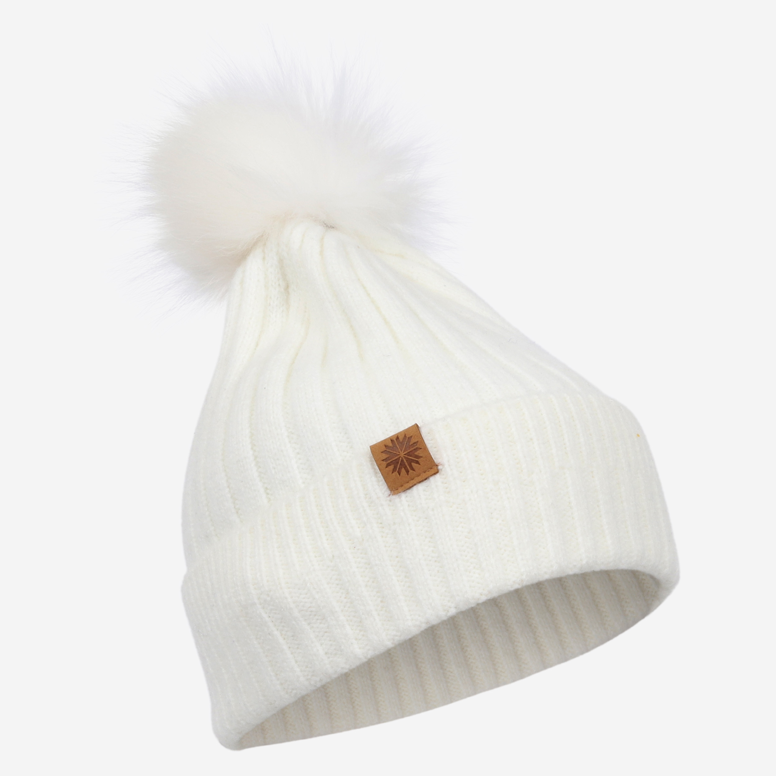 Selvatn Bonnet tricoté avec pompon
