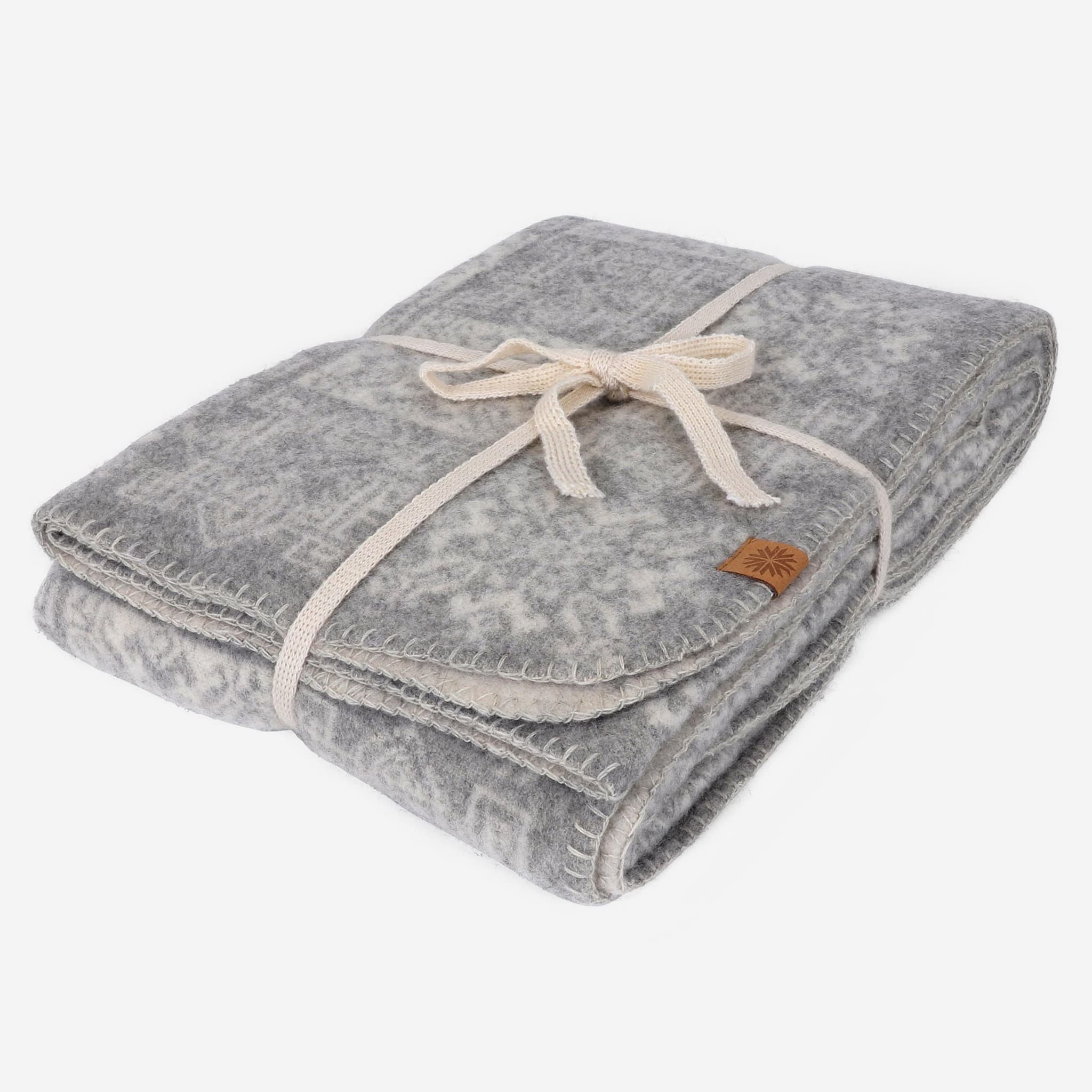 Reithólar Icelandic design wool blanket