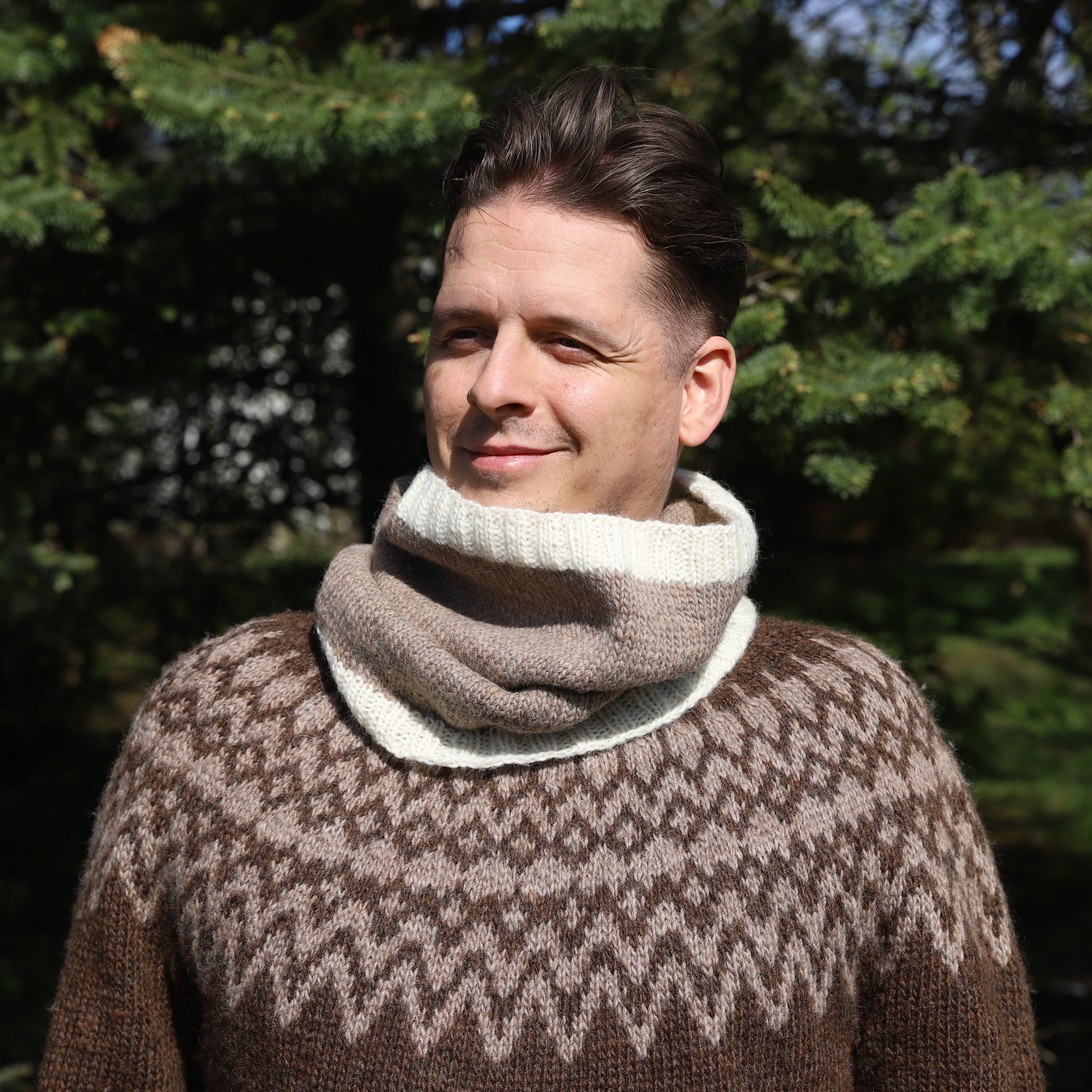 Einfaldur simple cowl knitting pattern