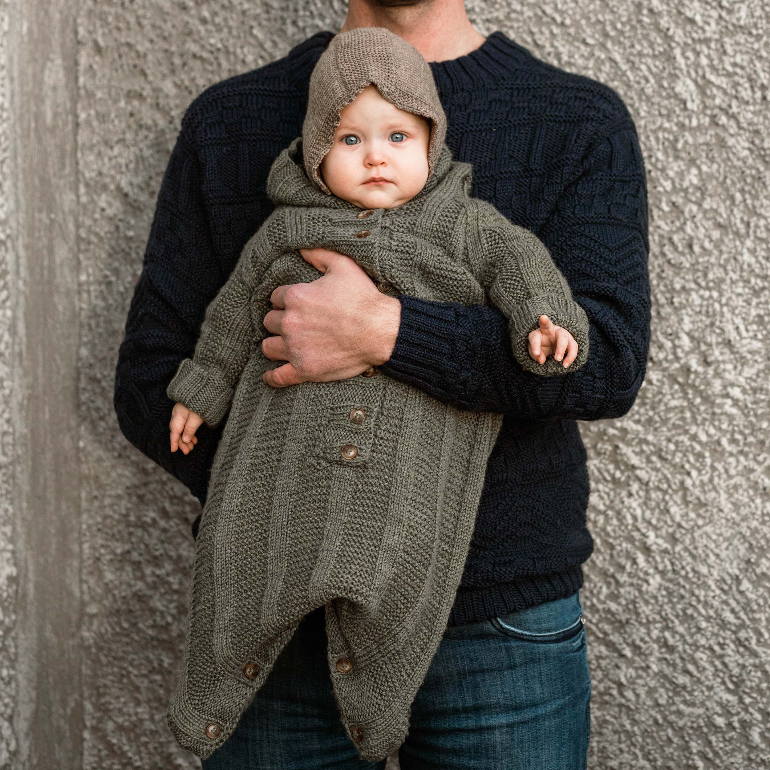Púkapoki newborn bag knitting pattern