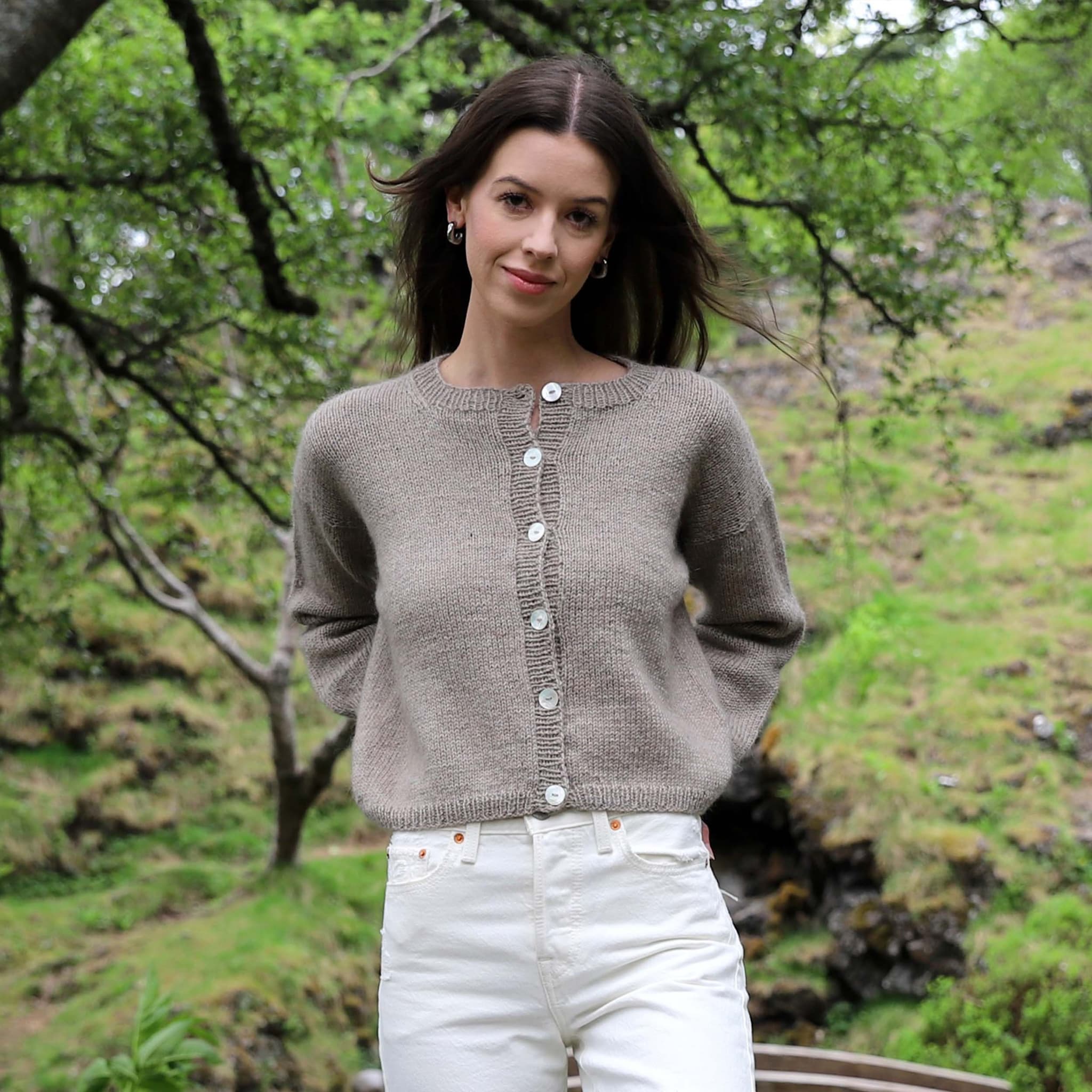 Tína Strickmuster für Strickjacke