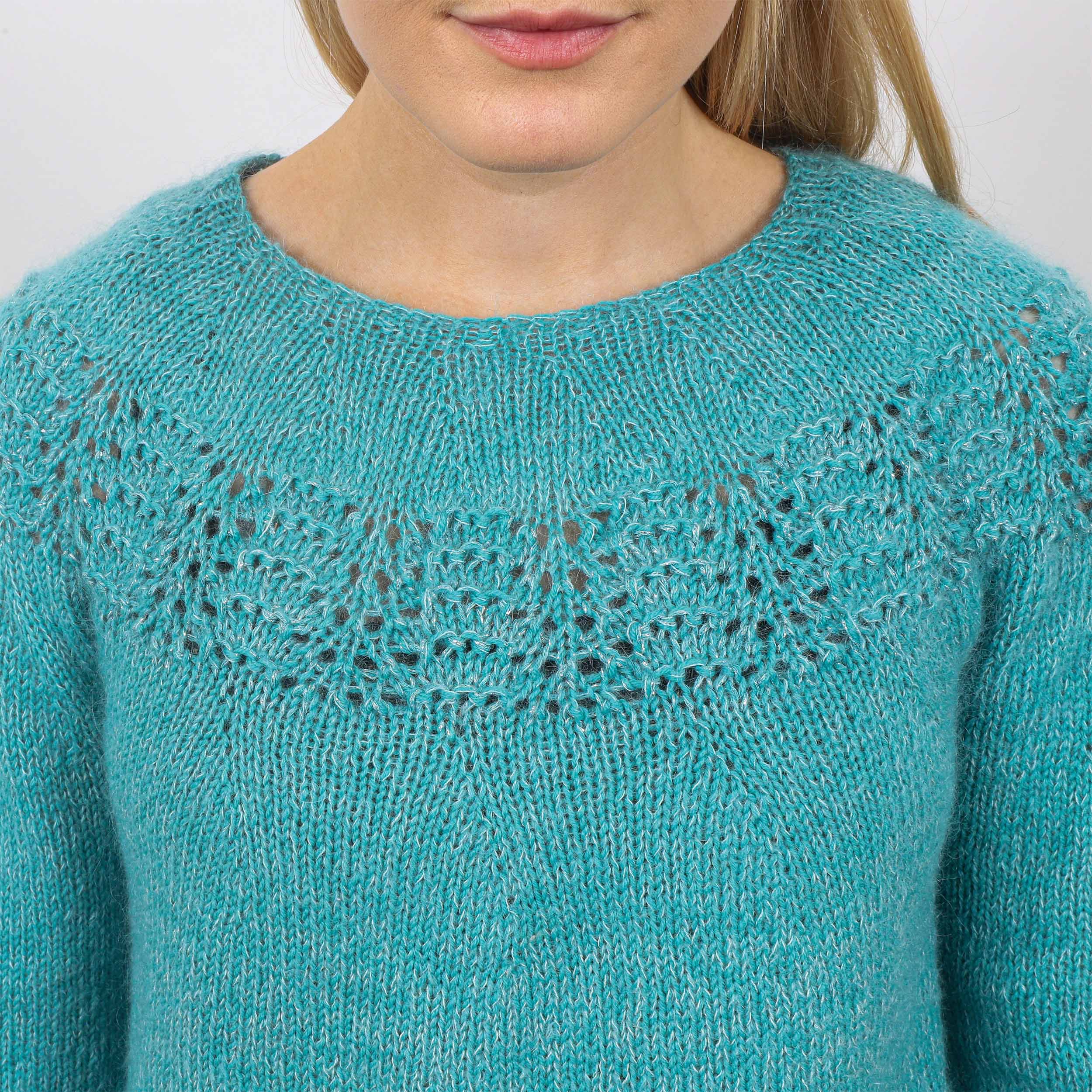 Björt light sweater knitting pattern