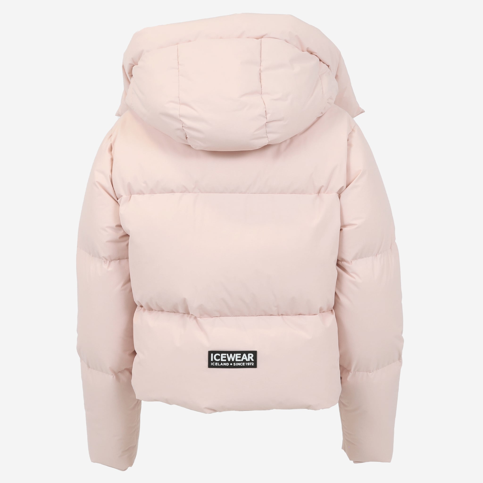 Borg short puffer down jacket