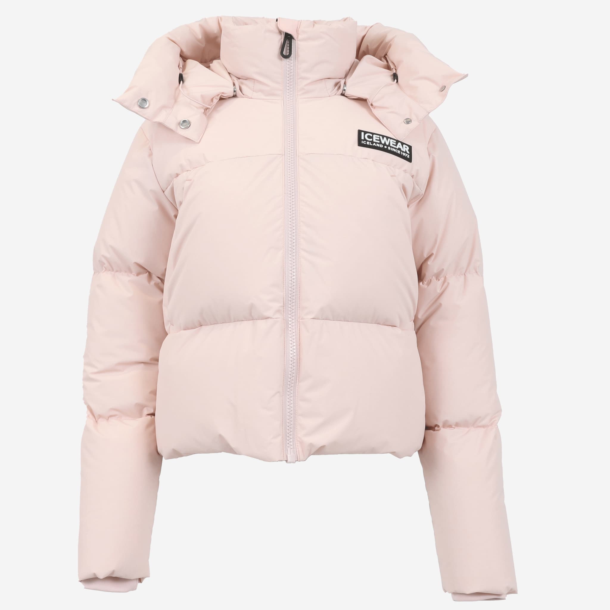 Borg short puffer down jacket