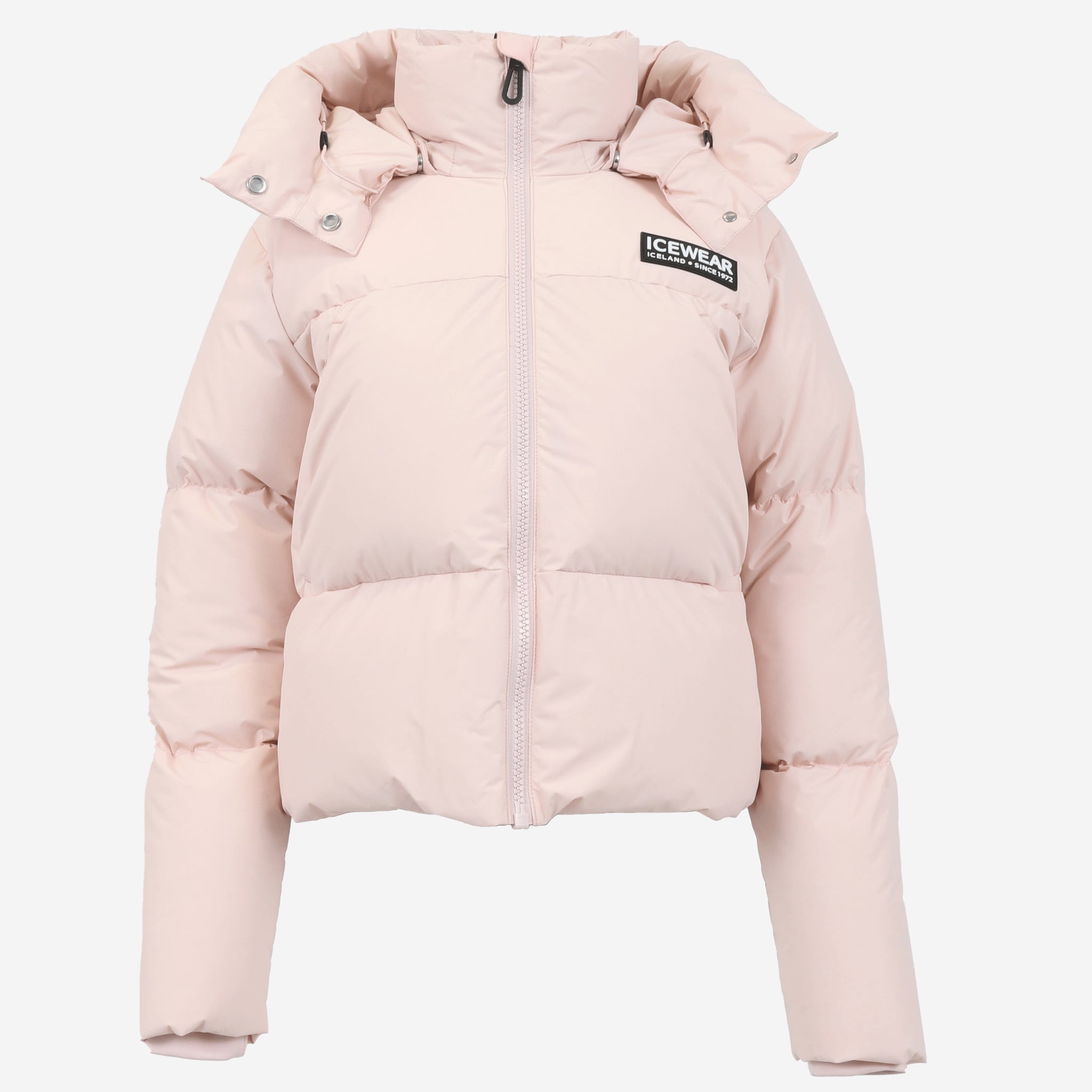 Borg short puffer down jacket