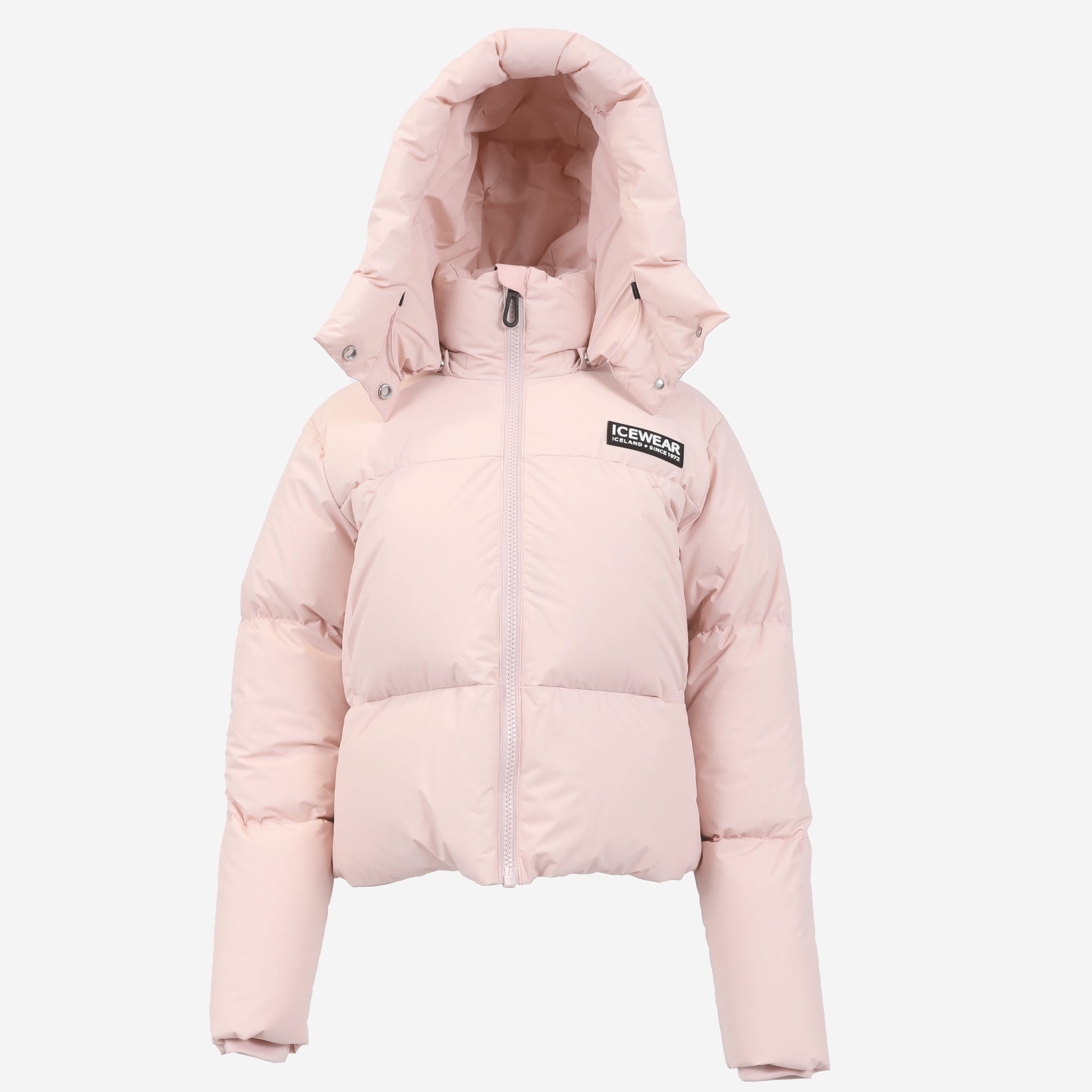 Borg short puffer down jacket