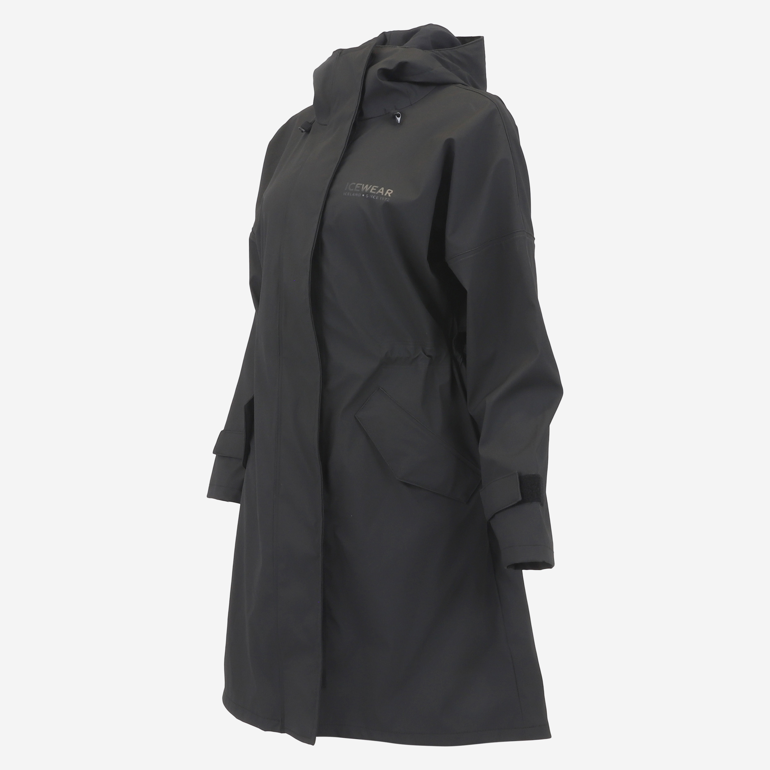 Vatnsdalur Imperméable long avec chapeau