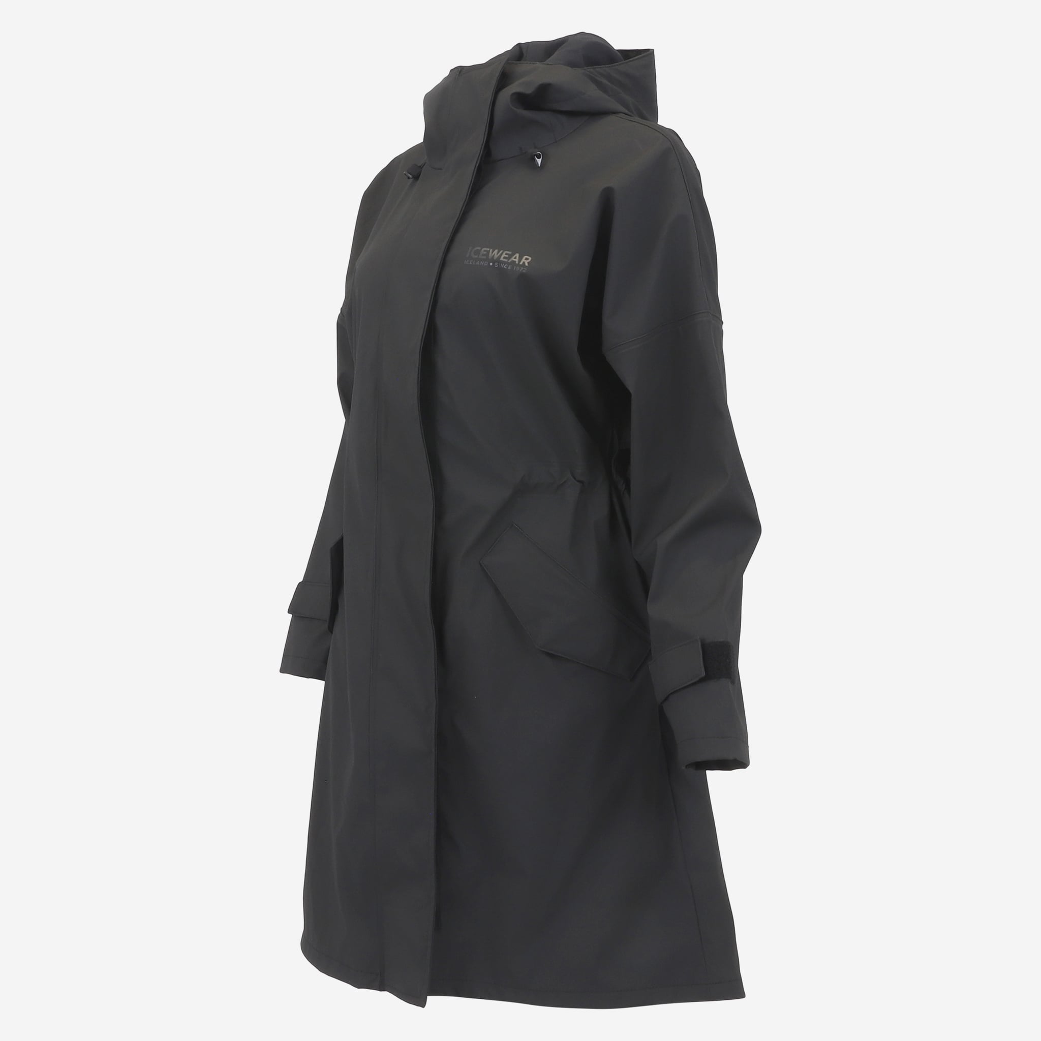 Vatnsdalur long hooded rain jacket