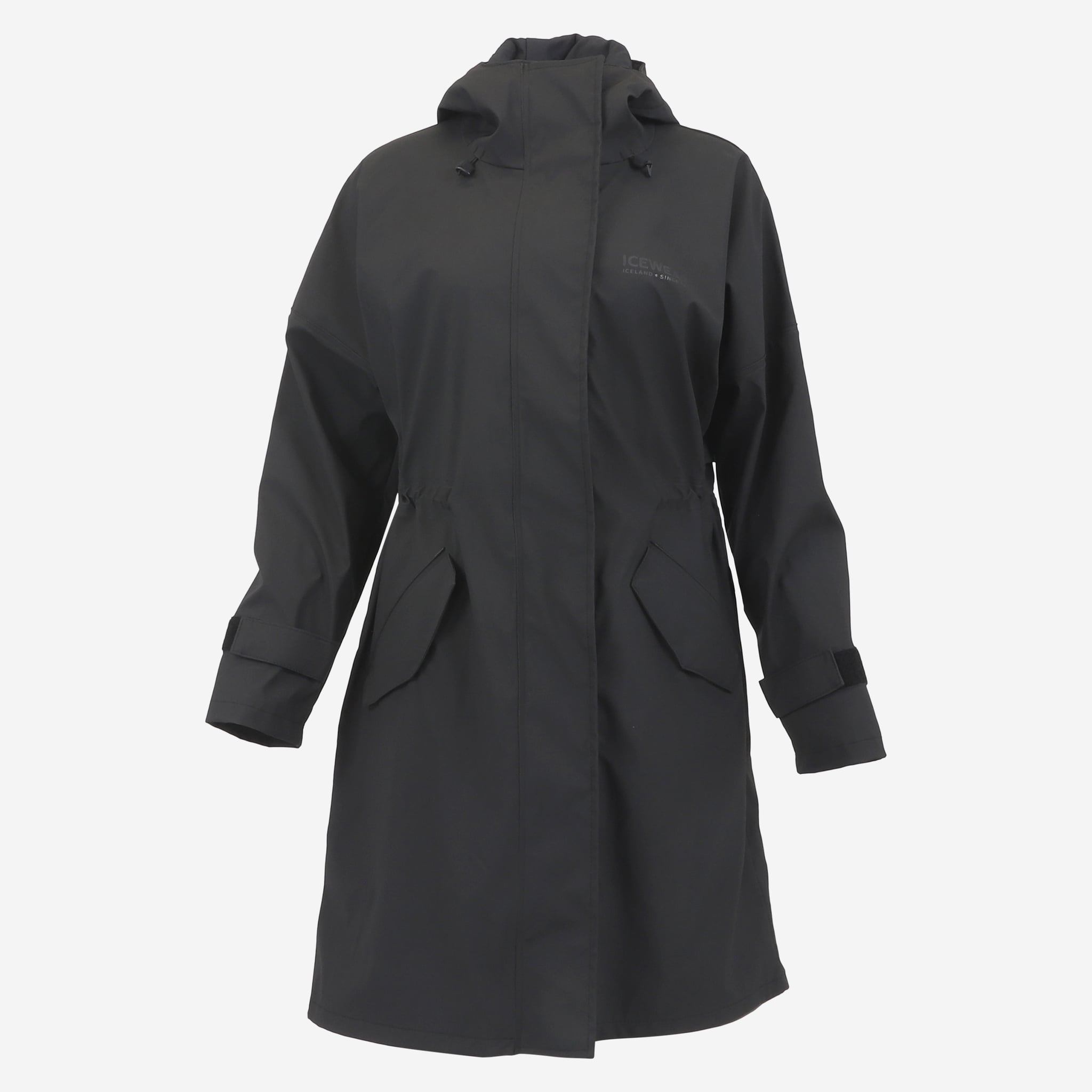 Vatnsdalur long hooded rain jacket