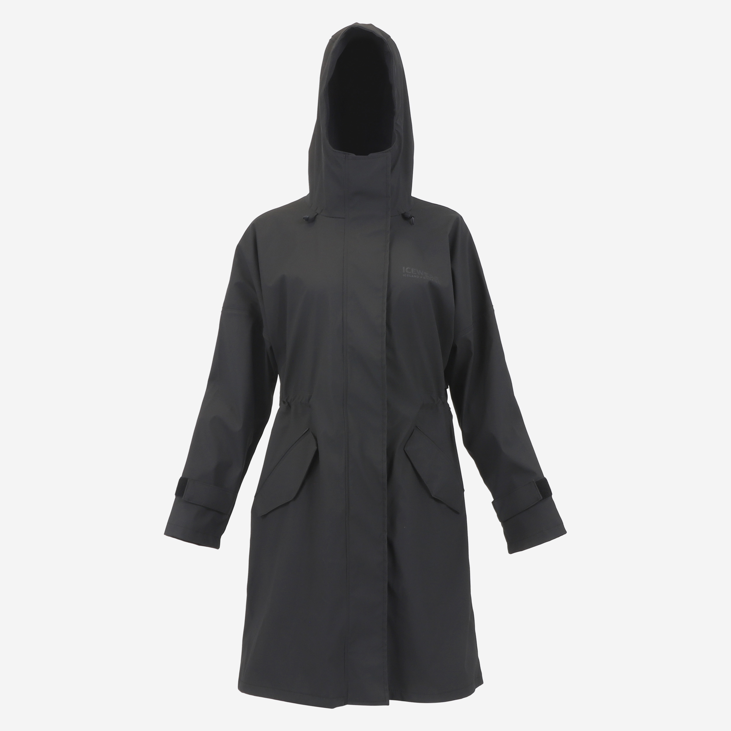 Vatnsdalur Imperméable long avec chapeau