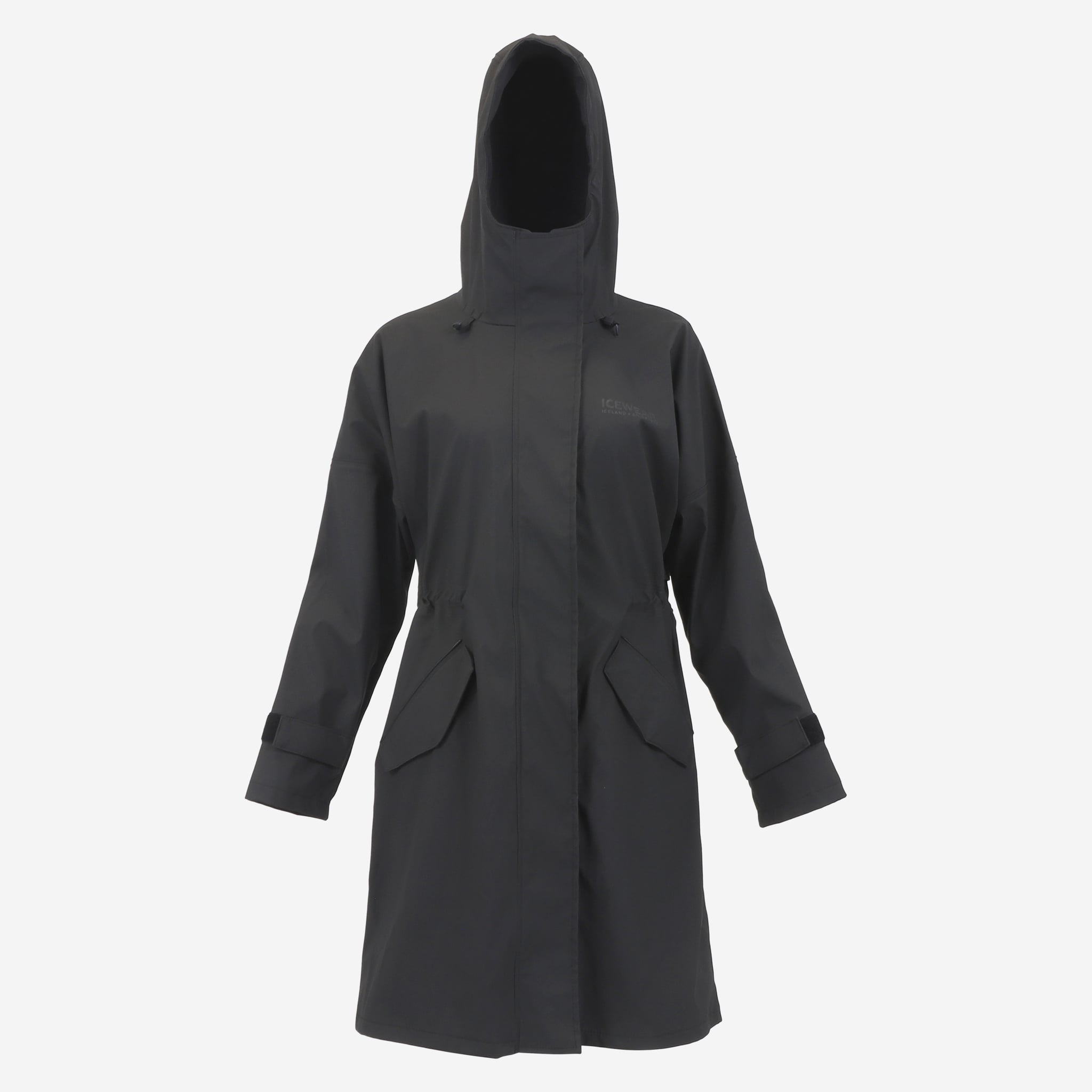 Vatnsdalur long hooded rain jacket