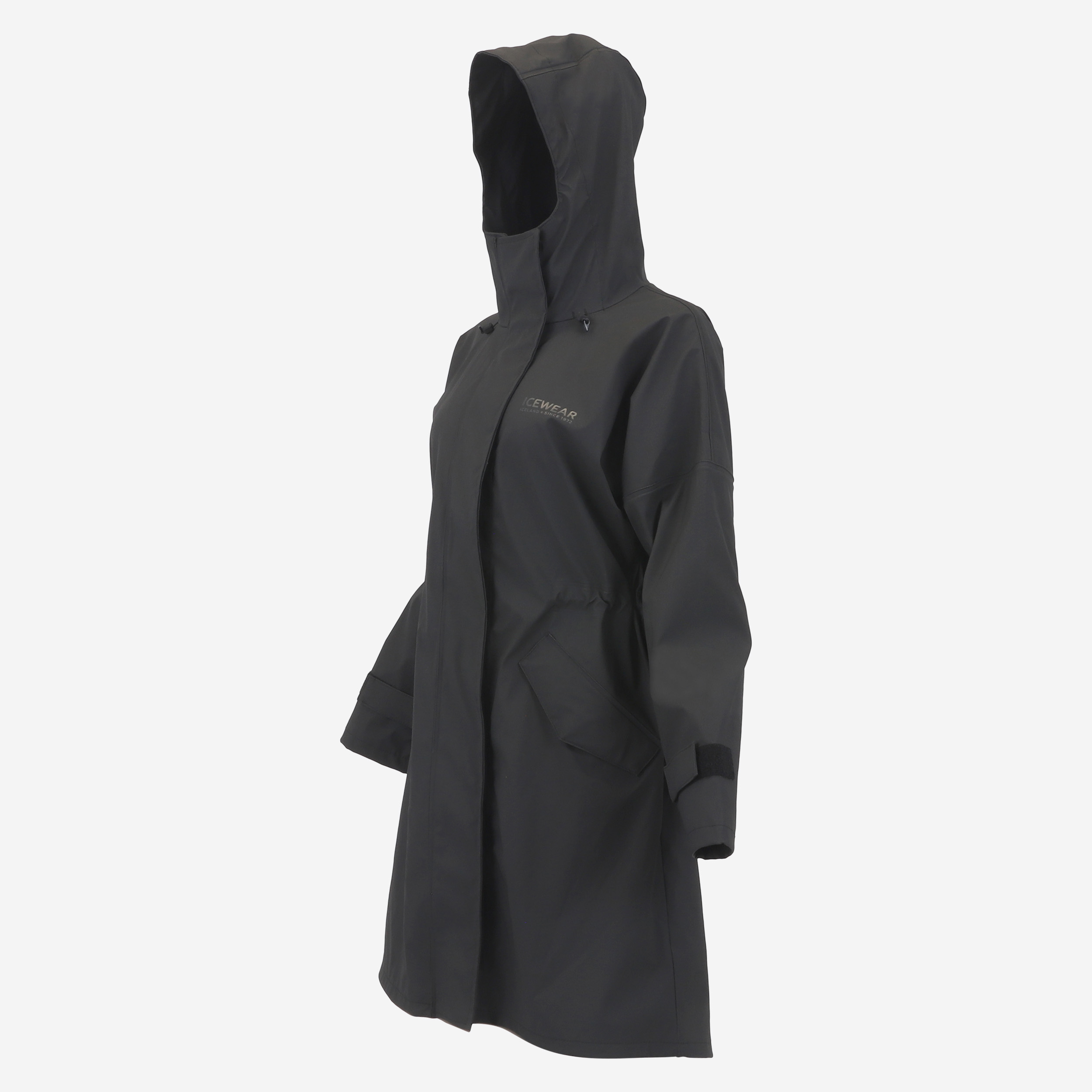 Vatnsdalur Imperméable long avec chapeau