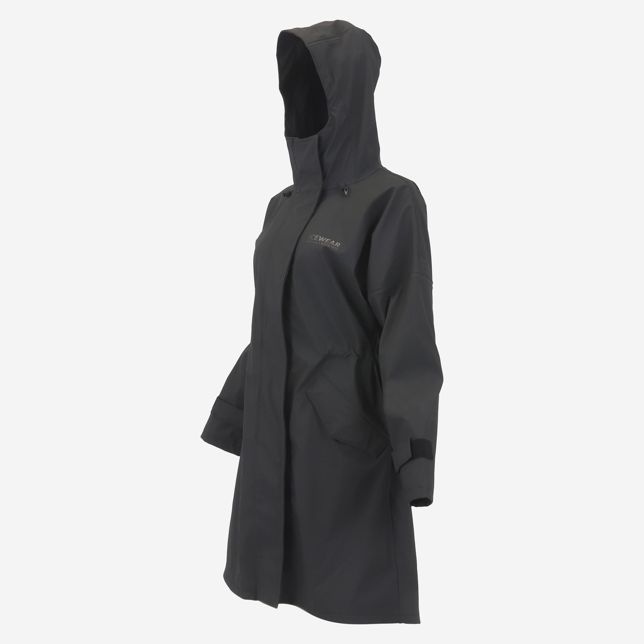Vatnsdalur long hooded rain jacket