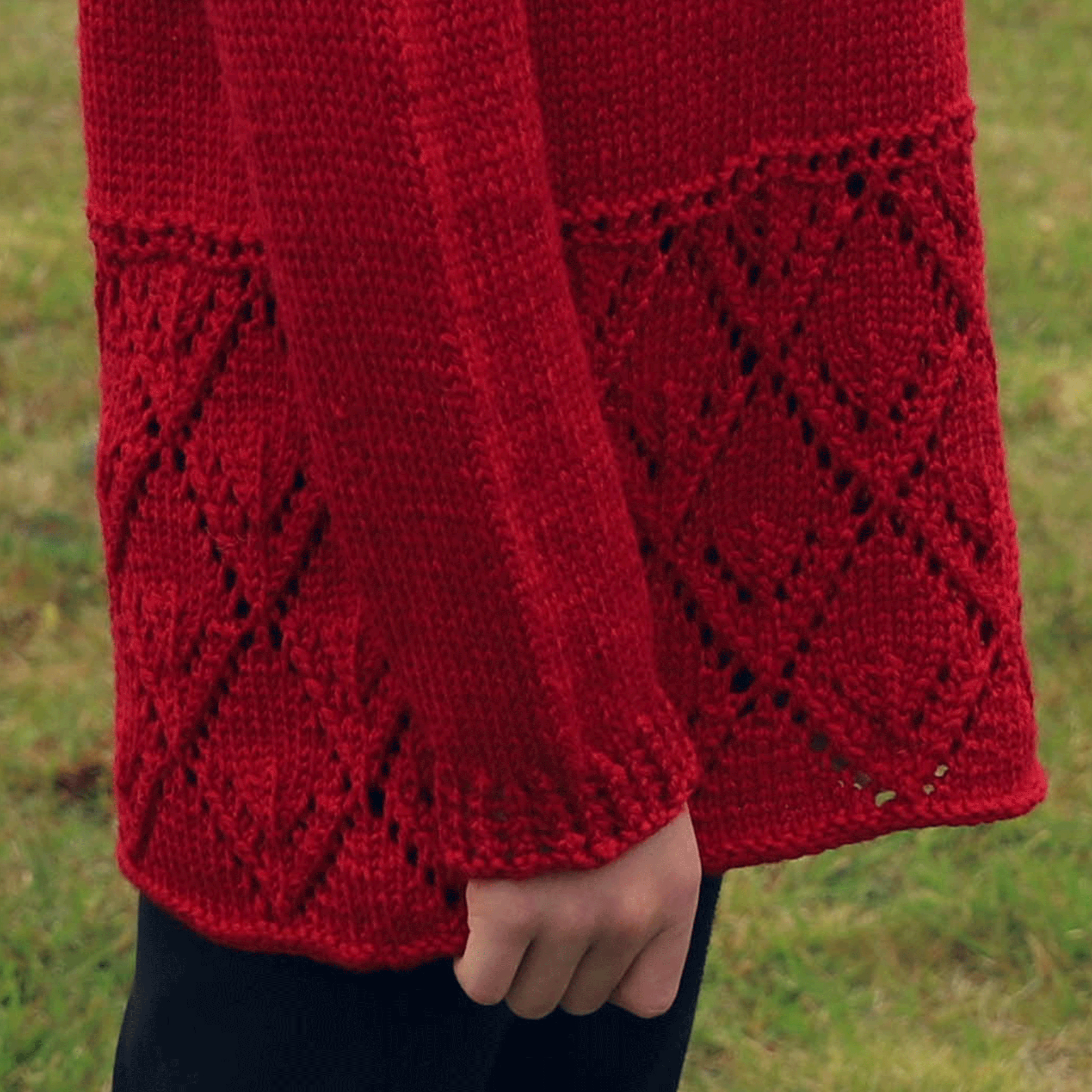 Lotta kids long sweater knitting pattern
