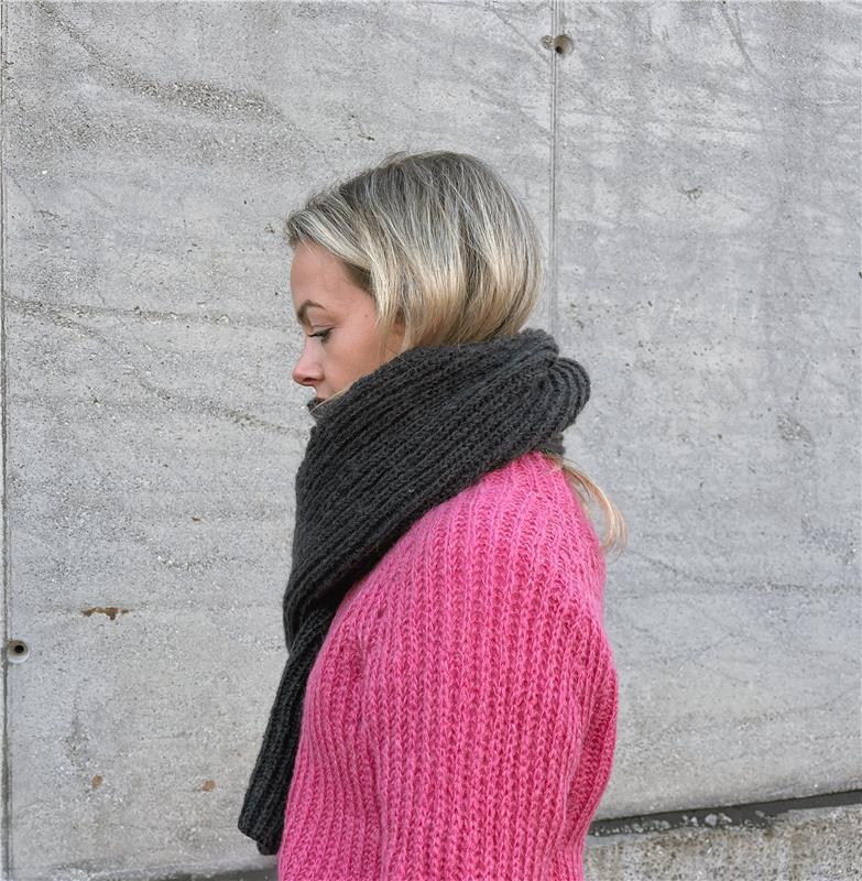 Trefill simple scarf knitting pattern