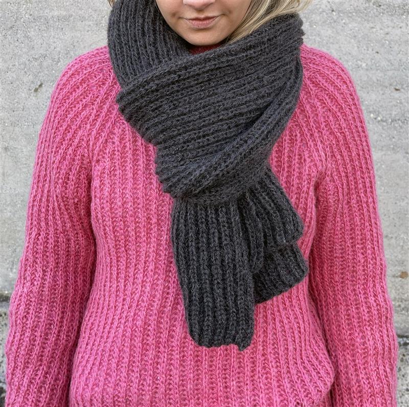 Trefill simple scarf knitting pattern