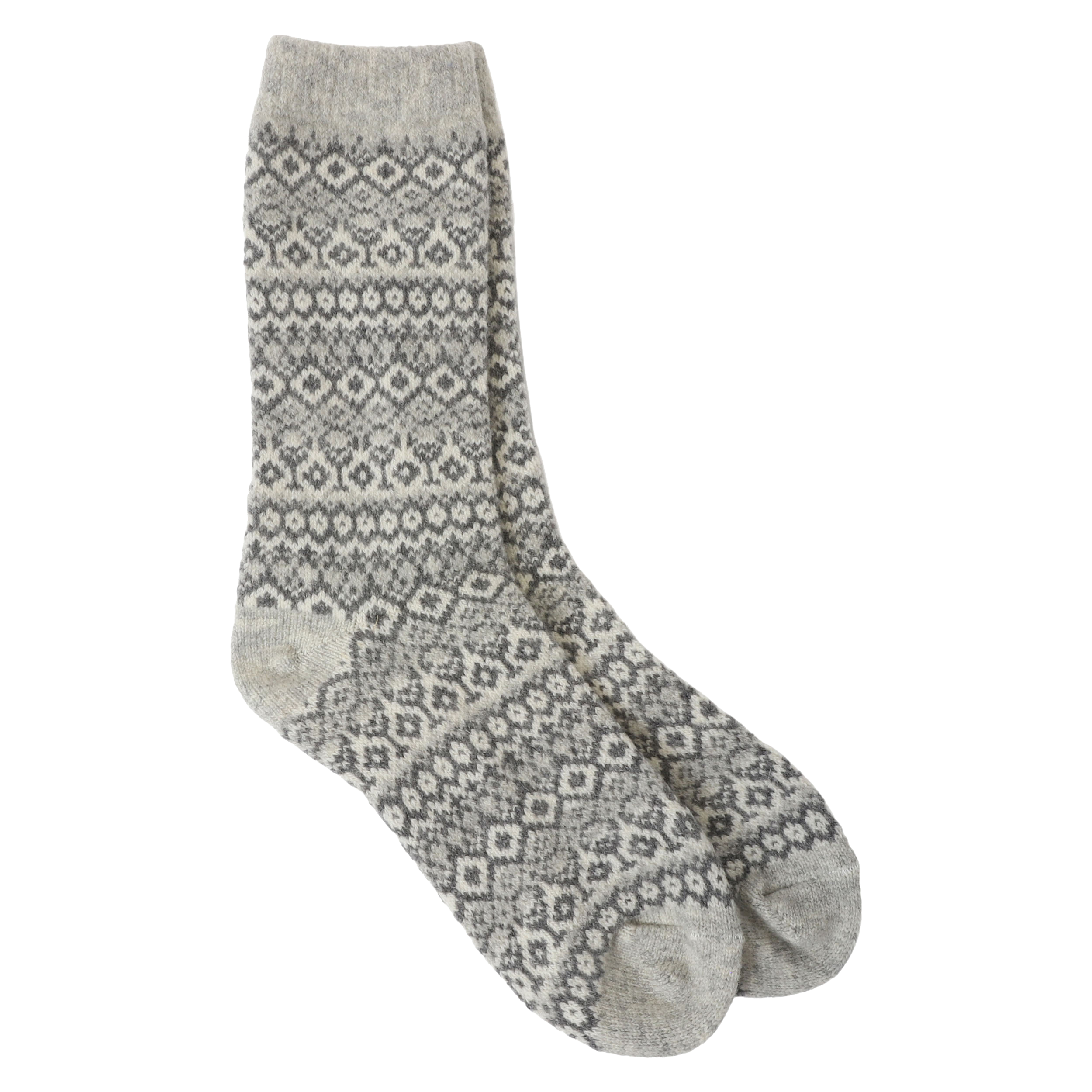 Fagradalsfjall gestrickte Wollsocken im nordischen Stil